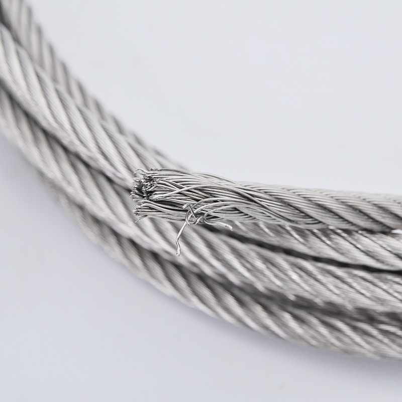 7x19 galvanized stainless Steel Wire Rope steel cable