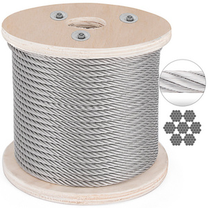 7x19 galvanized stainless Steel Wire Rope steel cable