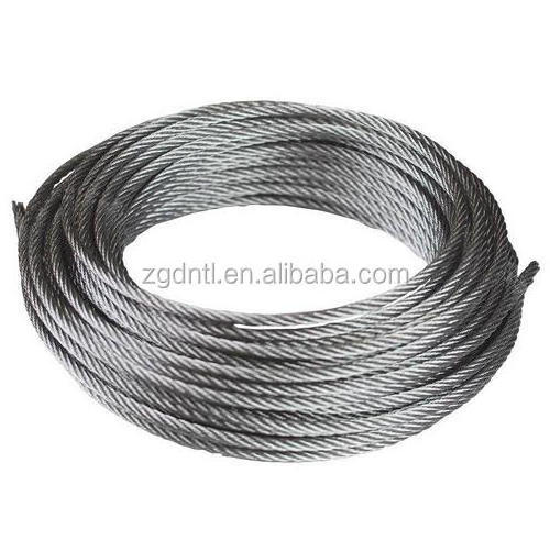 316 Stainless Steel Cable 7x7 with 3.2mm Diameter 2000m Reel Aircraft Cordage for Deck Rigging Railing Hardware