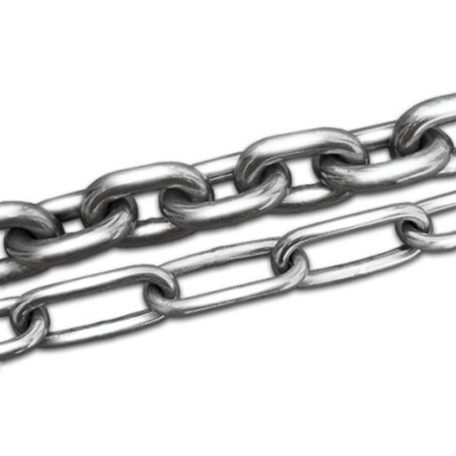 US Type ASTM Standard 316 304 Stainless Steel Long Link Chain Grade 30 Proof coil chain Anchor link chain