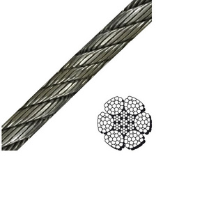 Compacted Strand Rope 35*k7 32mm Oil & Gas Hoist Industrial Flexible High Strength Steel Wire Rope Galvanized Rope for Crane