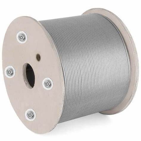 AISI 316 1x7 1x19 7x7 7x19 Inox Stainless Steel Diameter 2-18mm Bright Surface Wire Rope Cordage Cable For Aircraft Mesh Railing