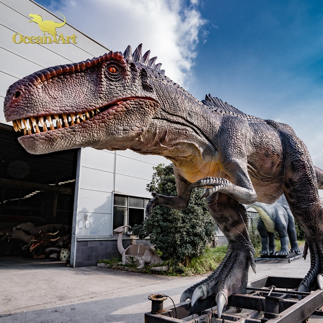 Zigong simulation outdoor robotic Dino animatronic dinosaurs life size dinosaur for museum