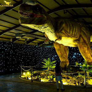 Realistic Robotic Life Size Animatronic Dinosaur For Museum