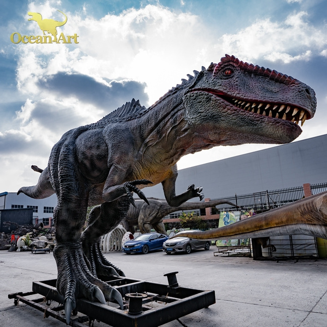 Zigong simulation outdoor robotic Dino animatronic dinosaurs life size dinosaur for museum