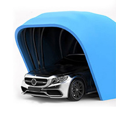 Super Sturdy Portable Lockable Carport Retractable Folding Car Garage Tent  Automatic Awning Rainproof Outdoor Car Cover