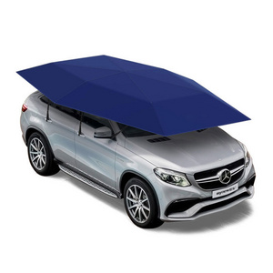 Custom Print 4.8m 4.2m Design Automatic Sun Shade Sunshade Car Tent Cover Umbrella