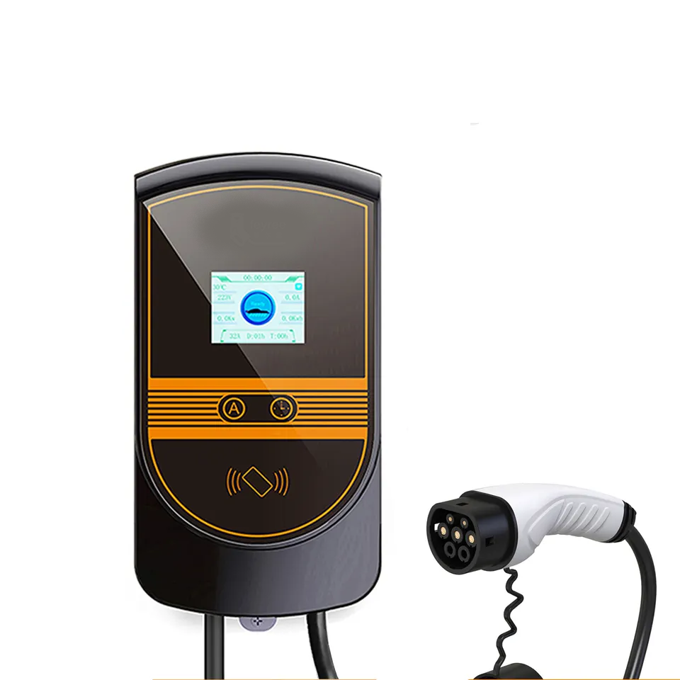 Charger for hands free car charger optional 16A 11kw obc for electric car ev charger gun Level 2 AC EV charging station