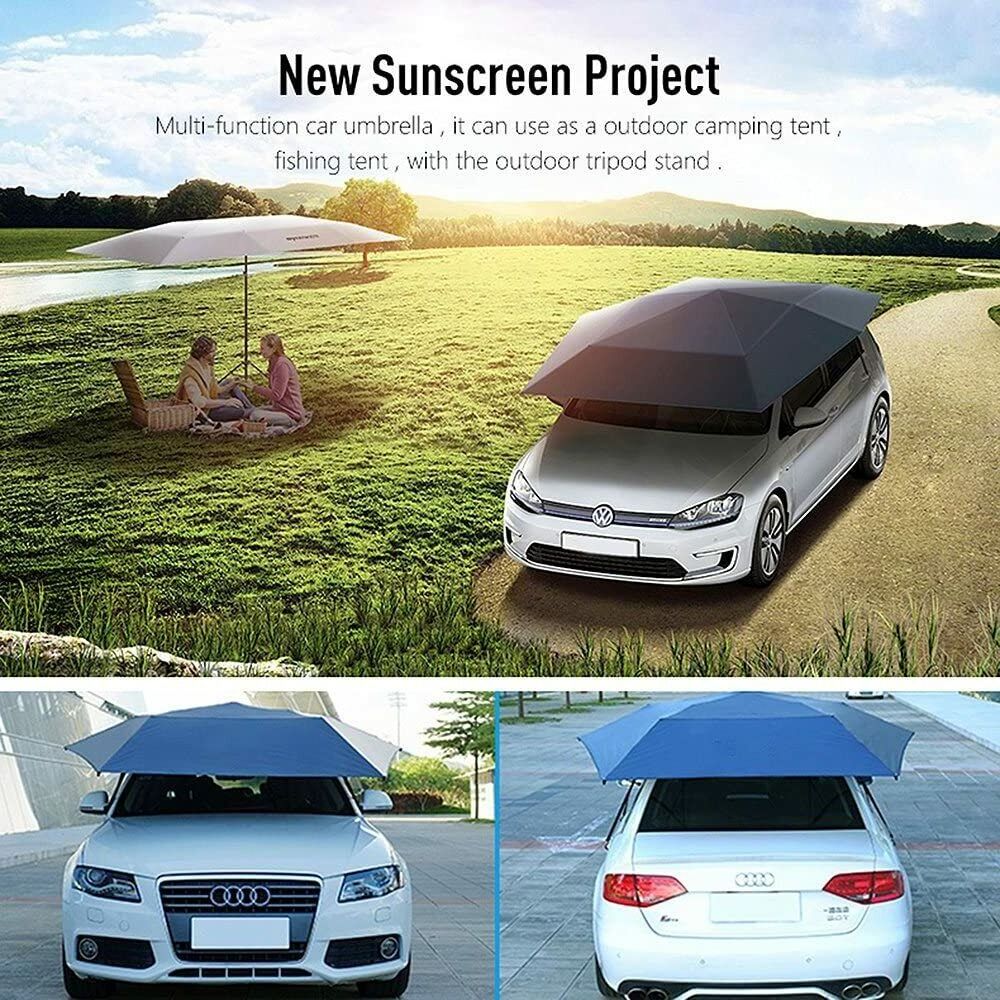 Automatic Car Exterior Accessories sun shade car umbrella 4.2M cover with Wireless Remote Controller