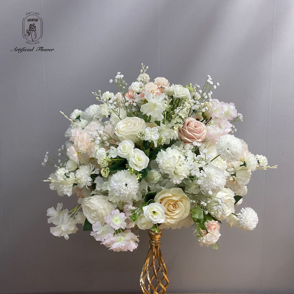 Decorative arrangements artificial flower balls for wedding table centerpiece kissing ball  beautiful