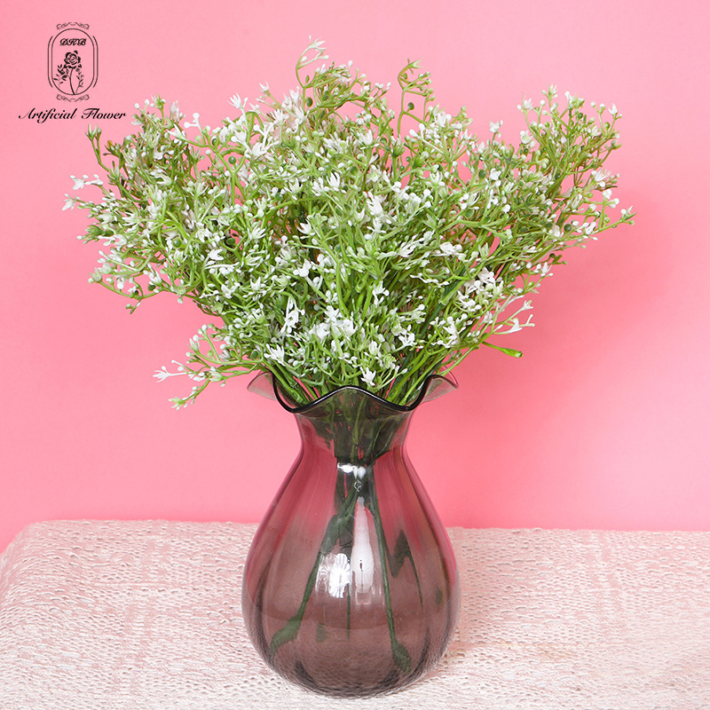 Babys Breath/Gypsophila Fake Baby Breath Flowers Uk White Colour Real Touch Artificial Baby's-breath Flower Artificial Flower