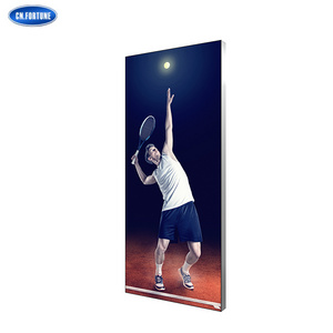 Shopping Mall Frameless Backlit LED Advertising Light Boxes High Brightness LED Light Aluminum Frame CN.FORTUNE 50000 Hours LLB