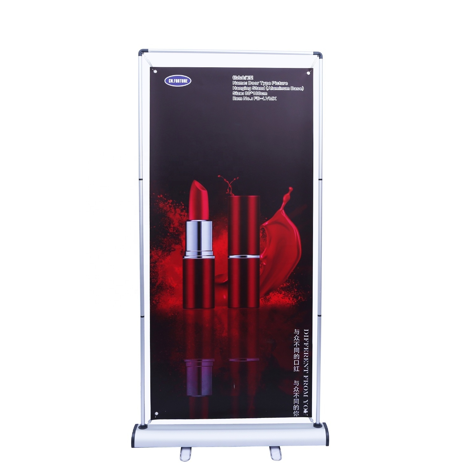 Aluminum Door Type Banner Hanging Stand 80x180cm Poster Stand