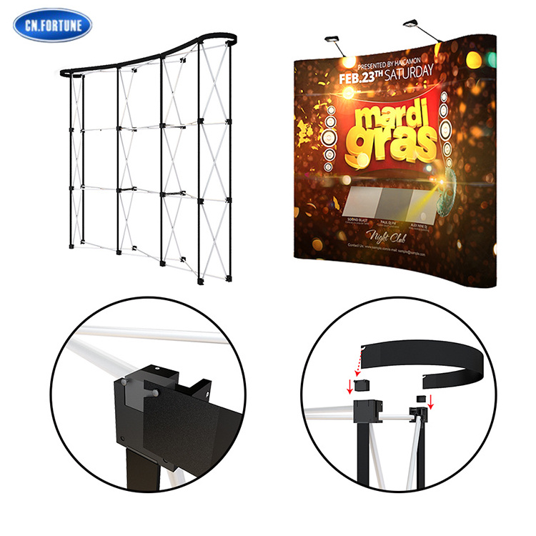 Aluminum Spring New Pop Up Display,Pop Up Advertising Stands,Pop Up Stand Guangzhou