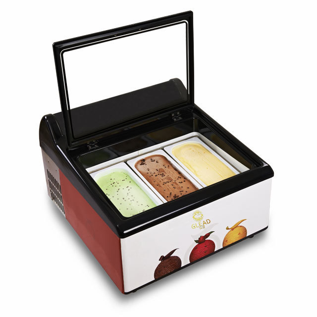 Mini  portable ice cream  Display Freezer