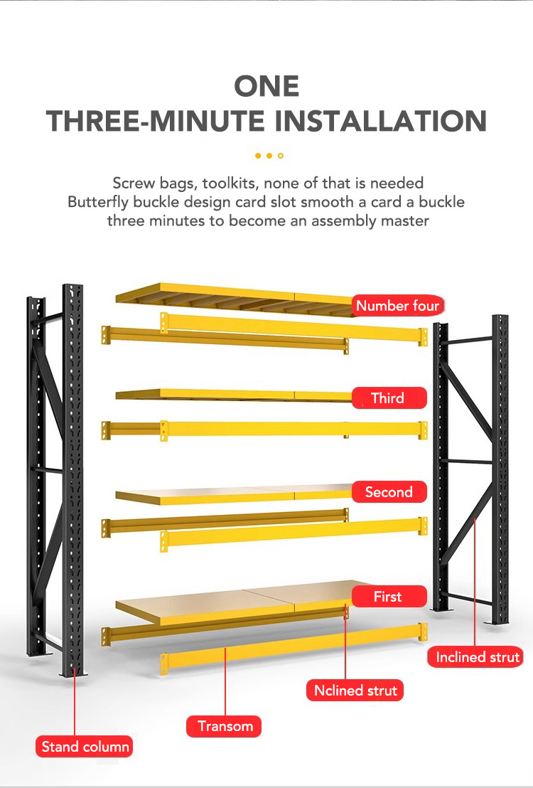 heavy duty stacking industrial steel storage shelves units garage metal shelving system warehouse rack