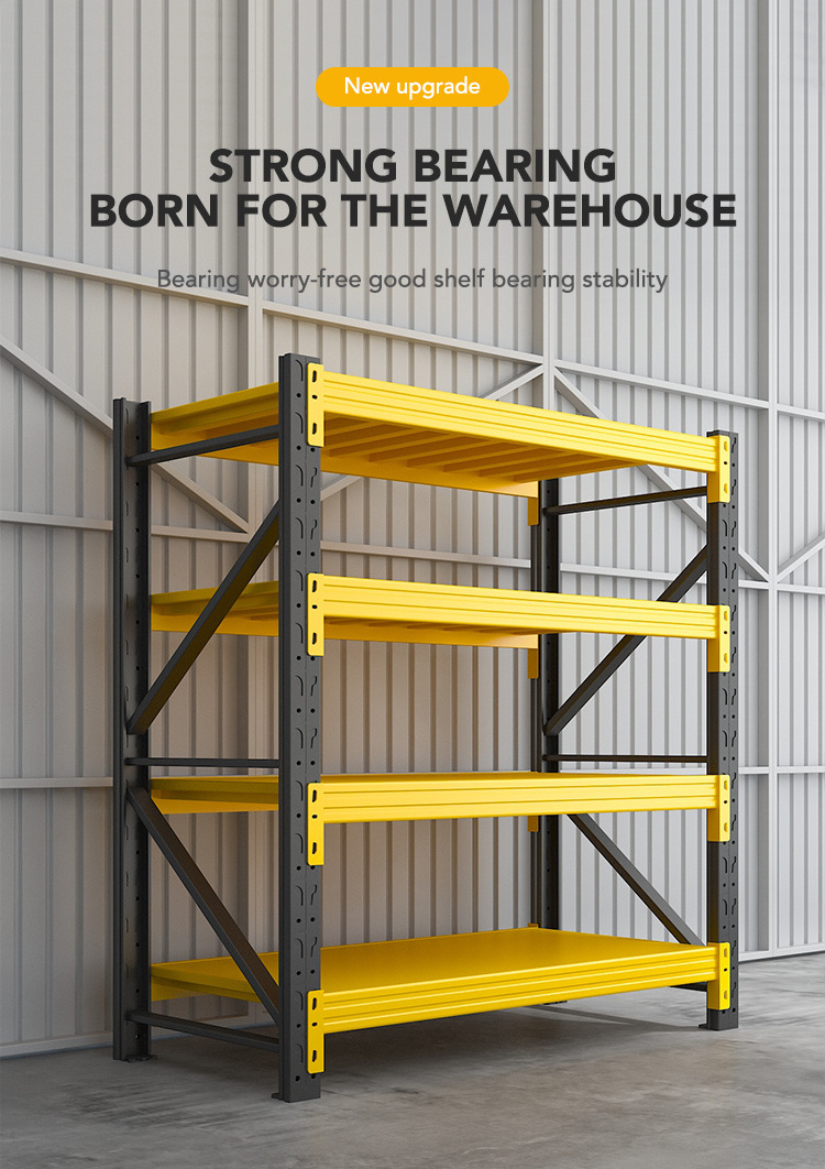 heavy duty stacking industrial steel storage shelves units garage metal shelving system warehouse rack