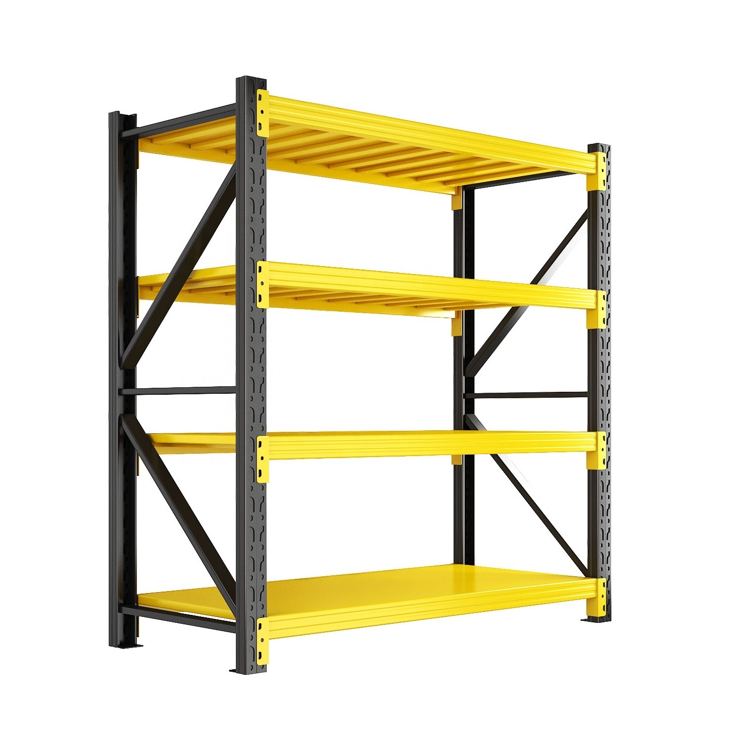 heavy duty stacking industrial steel storage shelves units garage metal shelving system warehouse rack