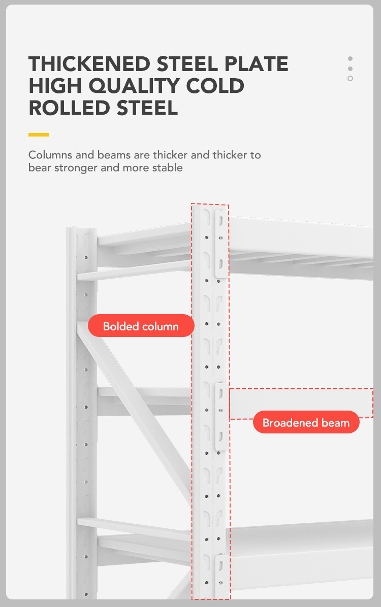 Industrial Rack Garage Shelving Steel Frame Metal shelves Heavy Duty warehouse racking System Storage rack