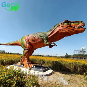 Zigong Animatronic Dinosaur Model Factory  Museum Large Life Size T-rex Dinosaurio Supplier