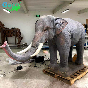 life size animatronic stuffed animals realistic Elephant model for sale