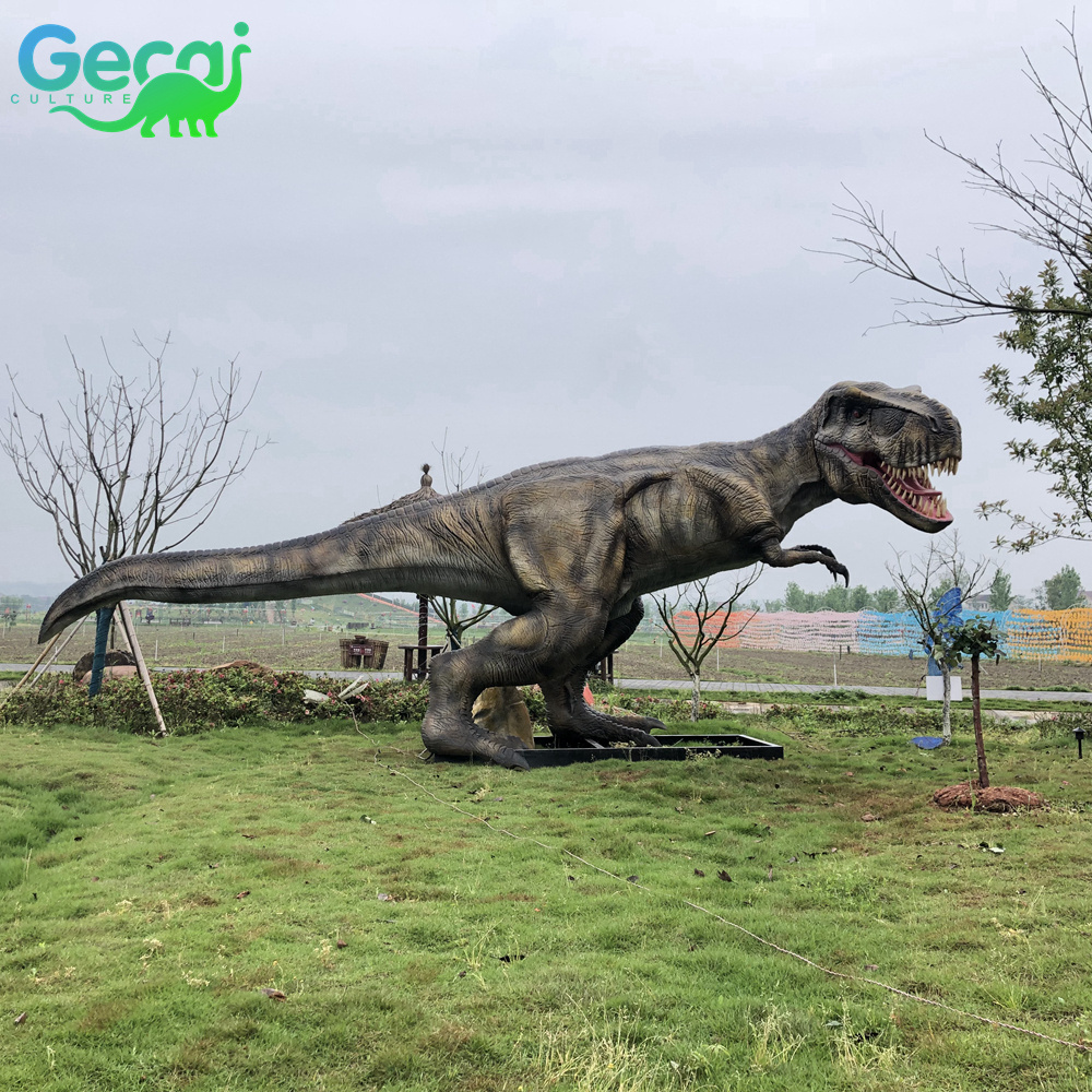 Zigong Animatronic Dinosaur Model Factory  Museum Large Life Size T-rex Dinosaurio Supplier