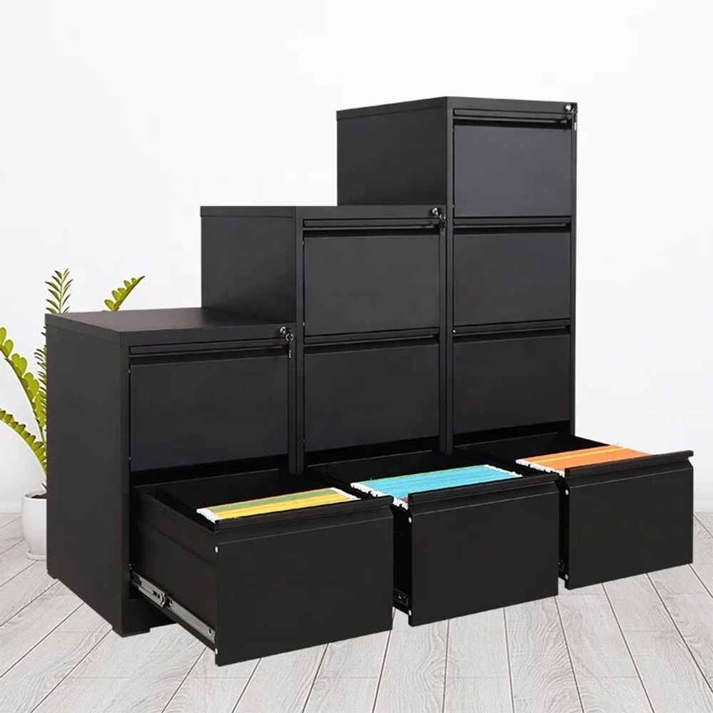 Factory wholesale metal office filing cabinet vertical steel file cabinet office furniture file storage cabinet with 345 drawer