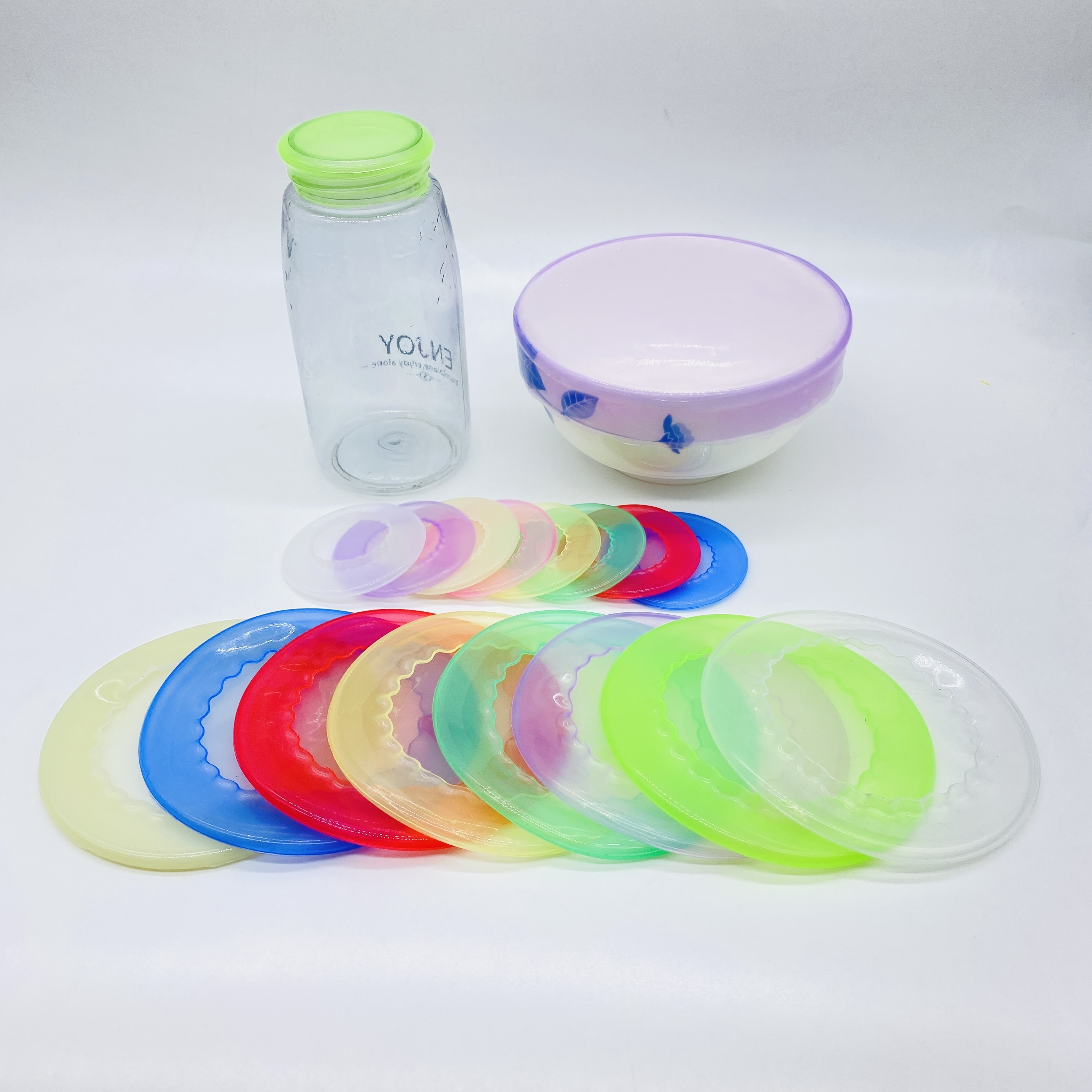 Wholesale Silicone Food Stretch Seal Cover Seal Lid Hot Selling Reusable Silicone Stretch Fresh Keeping Cover Bowl Lids