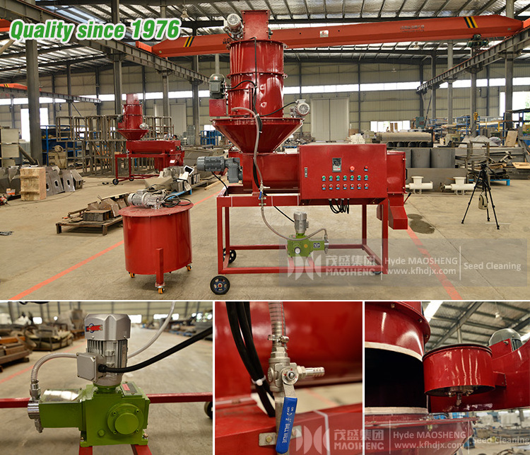 Canola Seed Coating Machine Legume Seed Coating Alkaline Soil Planting Paddy Seed Coating Machine