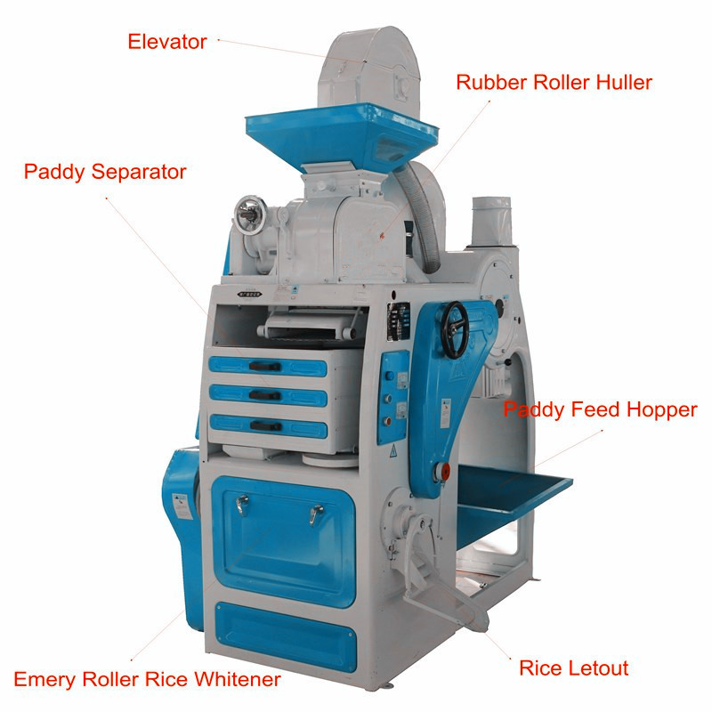 Complete Set Combined Rice Mill Processing Machine/ Parboiled rice Milling Machine And Polishing Machine