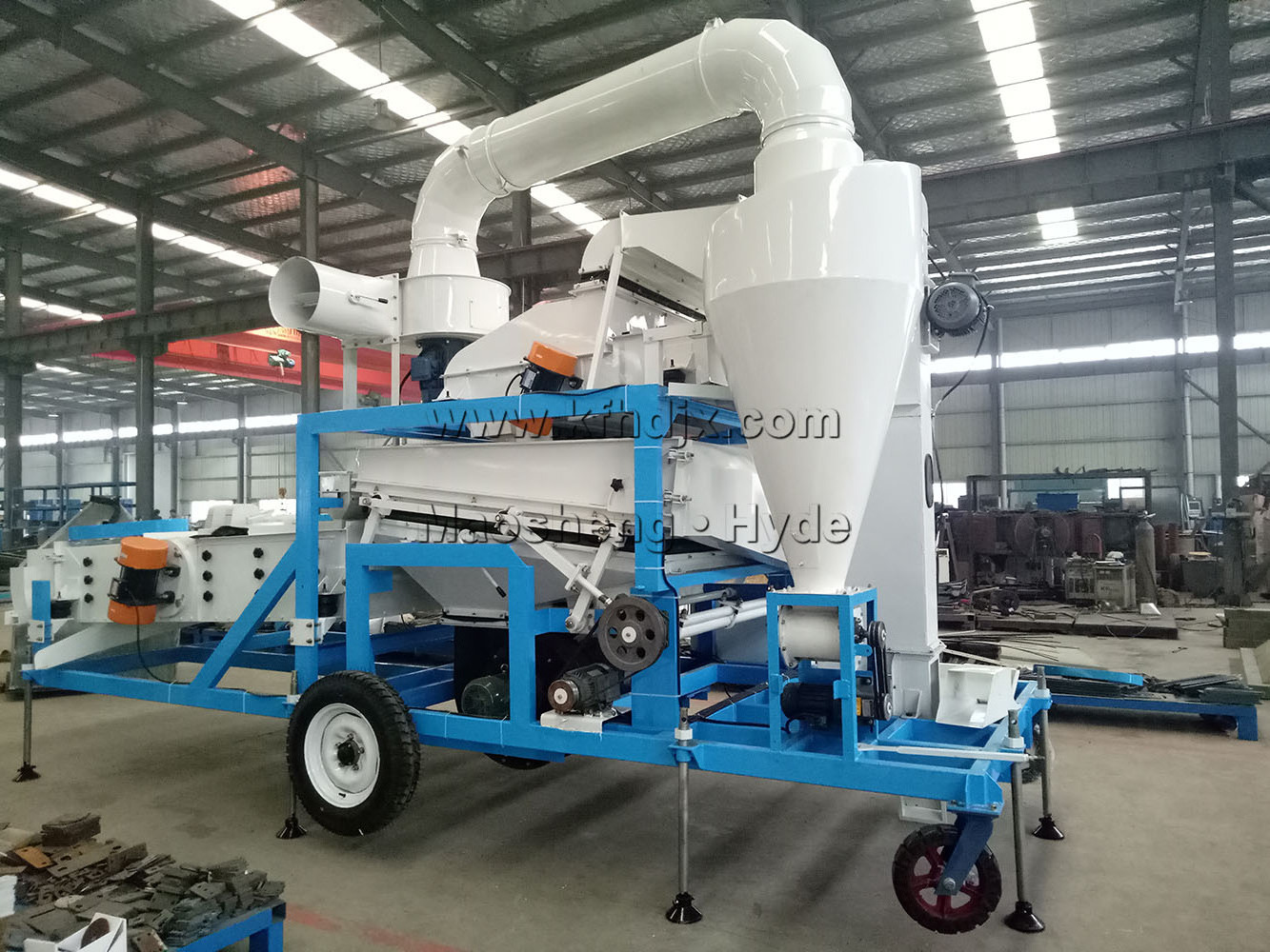 Vibration Separator for Cleaning and Grading Grains White Sesame Coffee Bean Seed Grain Sorter and Grader