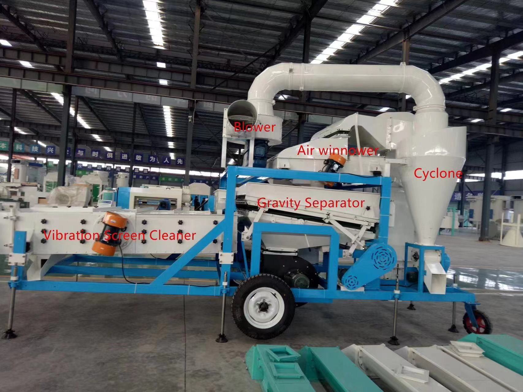 Soybean Cleaning Wheat Seed Cleaning Machine Grain Cleaner Beans Grading Machine