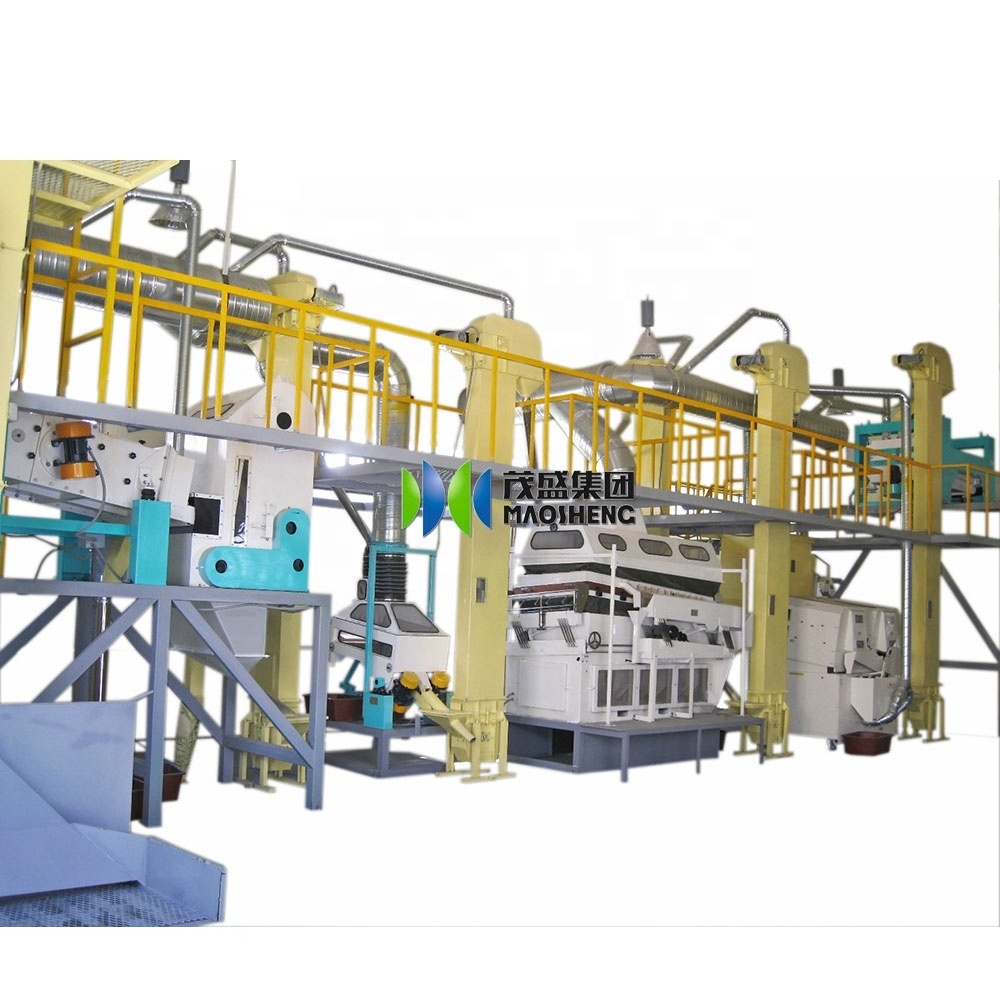 complete lentil  Grain Cleaning Machine Seed Processing Plant including cleaning /peeling/ polishing /packing machine