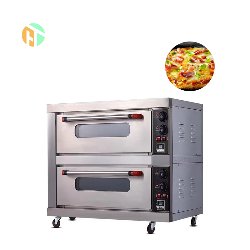 Manufacturer Oven industrial Baking Machine electric 2 deck 2 trays bakery bread oven