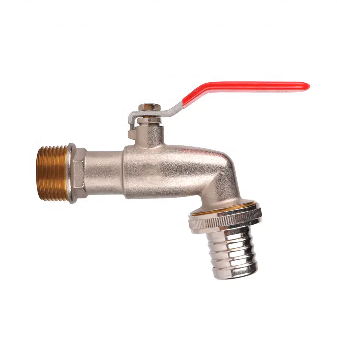 Factory Supply High Quality Hot sale Bib Cock Bibcock Brass Ball Valve Water Faucet Tap 1/2-3/4-1 CW617N manufacturer