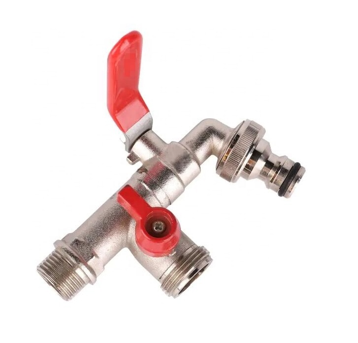 Factory Supply High Quality Hot sale Bib Cock Bibcock Brass Ball Valve Water Faucet Tap 1/2-3/4-1 CW617N manufacturer