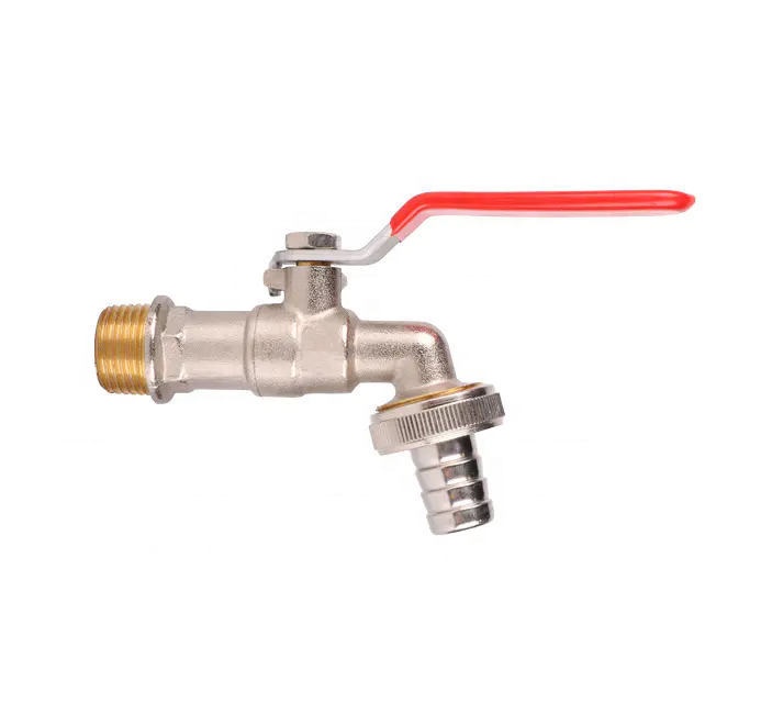 Factory Supply High Quality Hot sale Bib Cock Bibcock Brass Ball Valve Water Faucet Tap 1/2-3/4-1 CW617N manufacturer