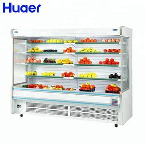 air cooling showcase refrigerator display supermarket open freezer