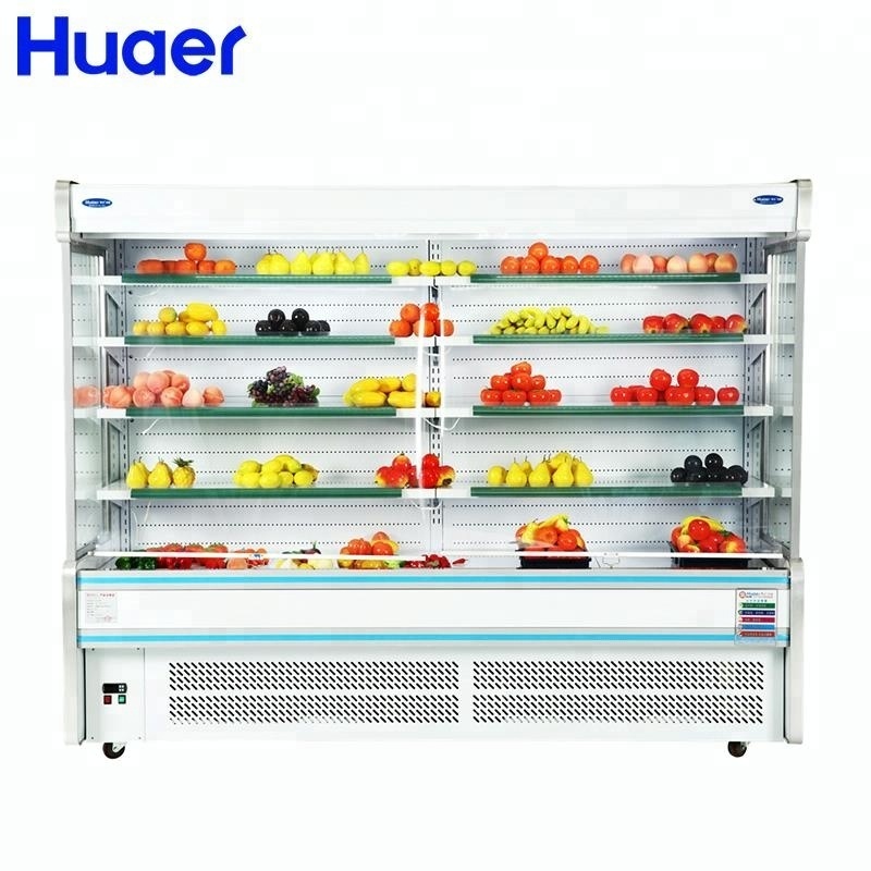 air cooling showcase refrigerator display supermarket open freezer