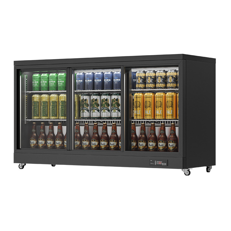 Small Red Bull Mini Fridge 300L Capacity Energy Drink Display Cooler Single-Temperature Style