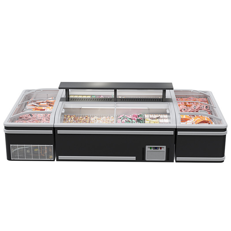 refrigeration equipment low power consumption used ice cream display freezer sale