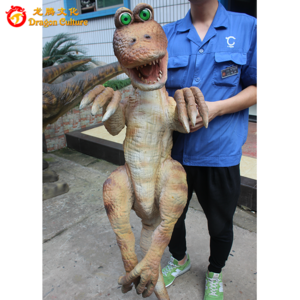 Cute Baby Animatronics Dinosaur Hand Puppets For Sale