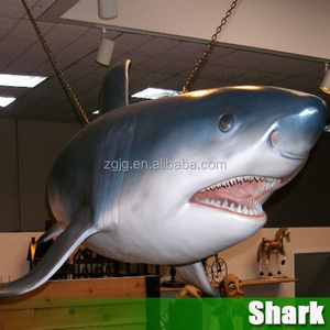 Simulation life size mechanical robot shark realistic robotic