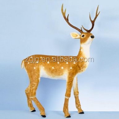 Jesus's birthday fiberglass Christmas deer, snowman, Santa Claus