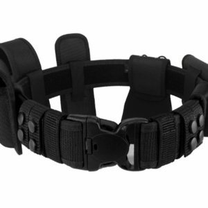 Tactical Duty Belt 7 Sets Personal Defense Equipment Black Law Enforcement Utility Belt with Pouches Bag Accessories Holsters