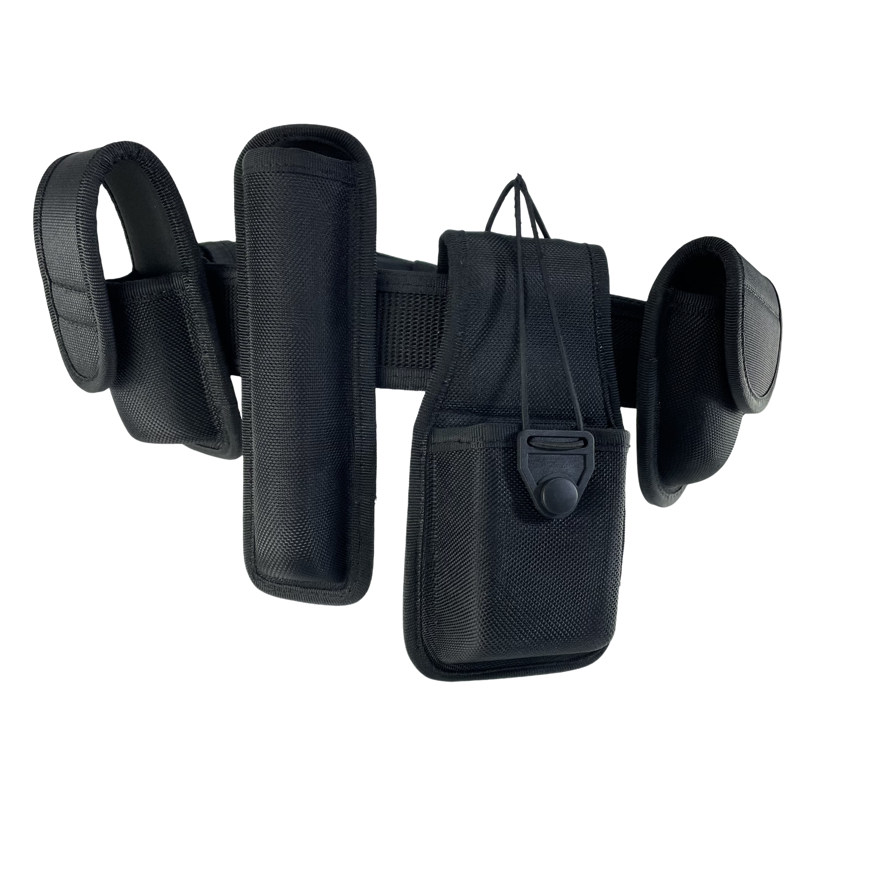 Tactical Duty Belt 7 Sets Personal Defense Equipment Black Law Enforcement Utility Belt with Pouches Bag Accessories Holsters