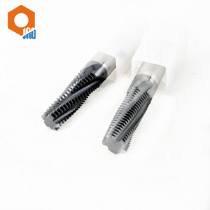 High quality factory price   TC metal M3 M4 M5 M6 M10 M12 Thread end mills multi pitch tungsten carbide thread mill