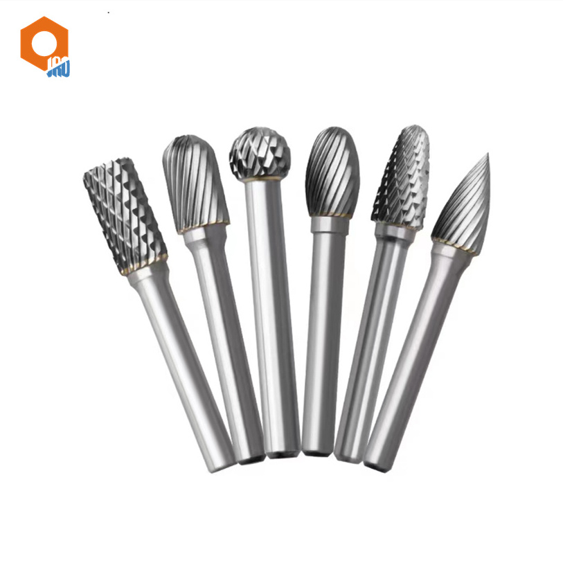 Cheaper price Carbide Cutter Rota file 10 mm burr diameter and  6 mm shank for deburring herramienta de desbarba