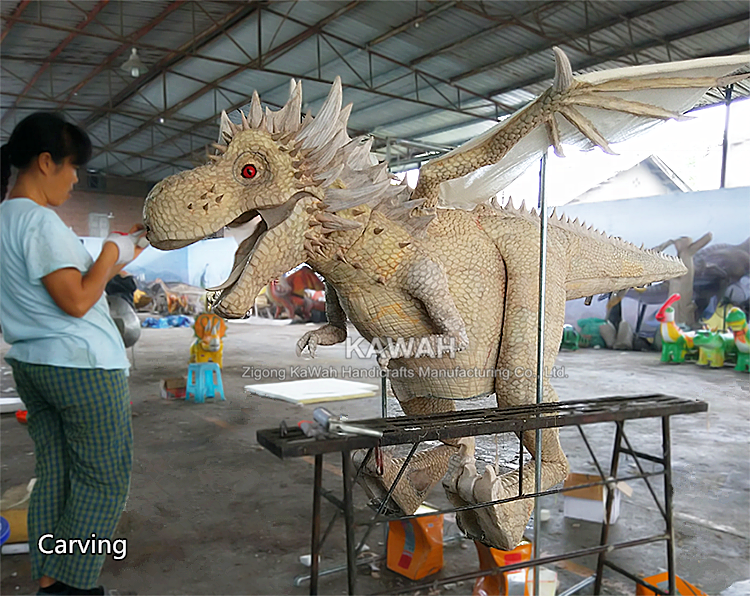 Kawah Handmade Dragon Costume Animatronic Dinosaur Costume for Theme Park