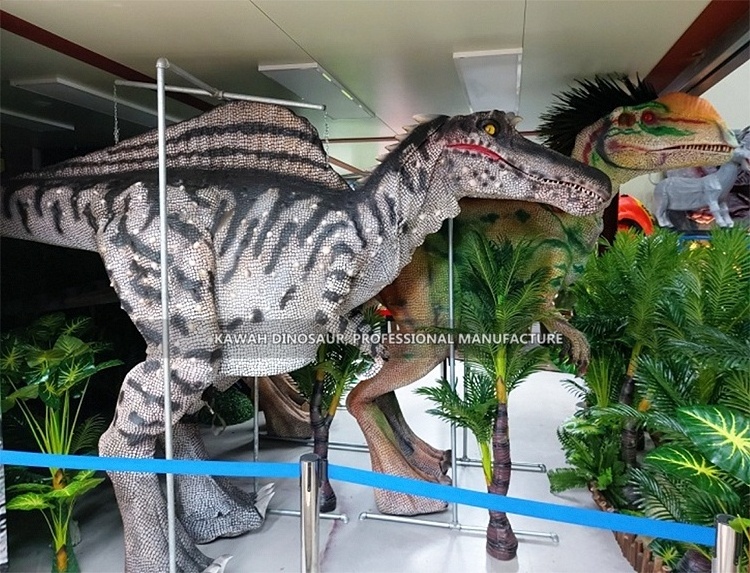 Mechanical Dinosaur Amusement Park Equipment Spinosaurus Animatronic Dinosaur Costume for Dinosaur Carnival